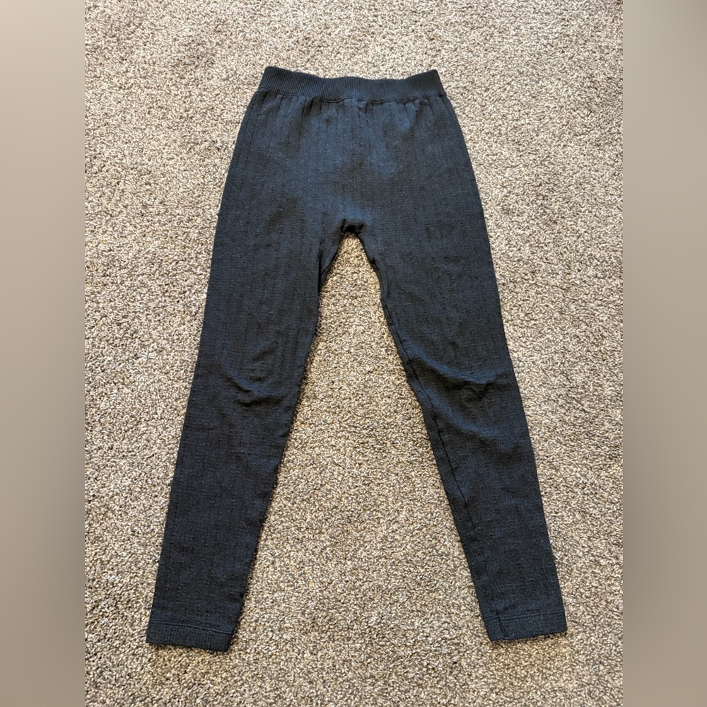 Aeropostale Charcoal Textured Leggings